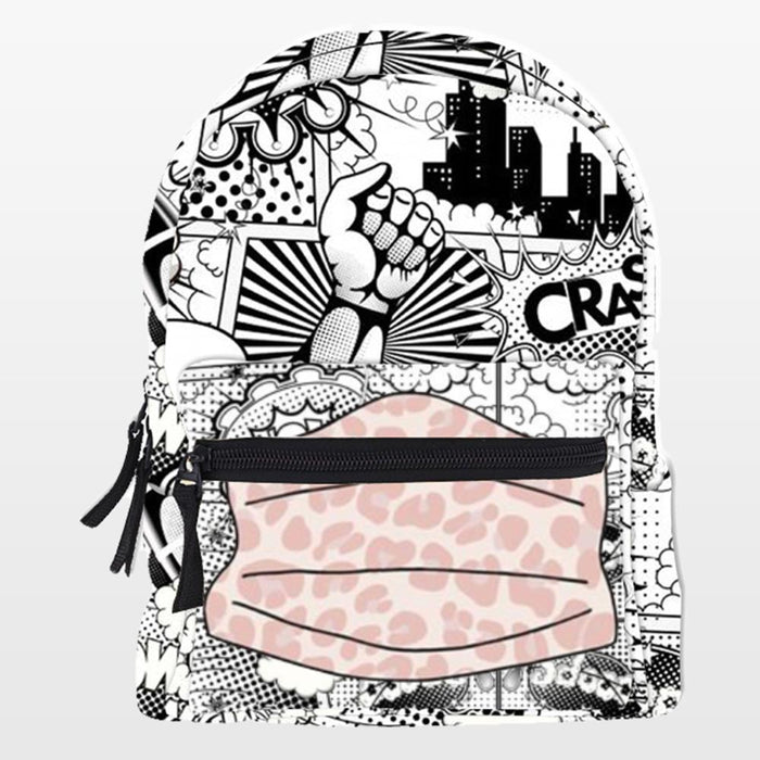 Polyester Custom Logo/images Printed Fashion School Bags, MiNi Backpack