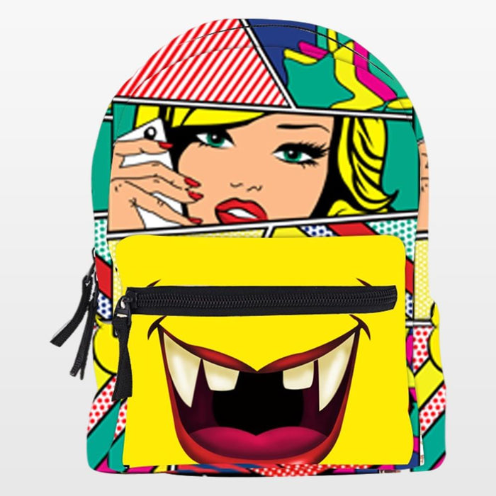 Polyester Custom Logo/images Printed Fashion School Bags, MiNi Backpack