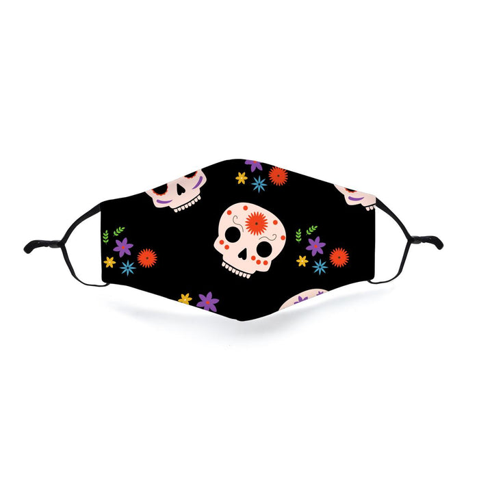Wholesale Custom Printed Reusable Face Masks with PM2.5 Filter for Halloween