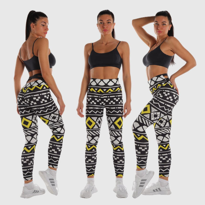 ColorfulSub Custom Yoga Leggings, Printed Leggings for Ladies Fitness