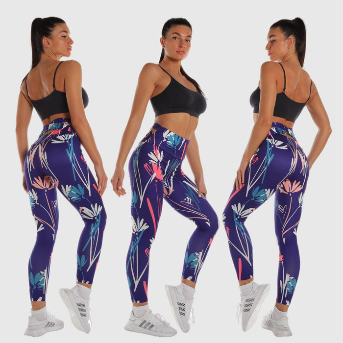 ColorfulSub Custom Yoga Leggings, Printed Leggings for Ladies Fitness