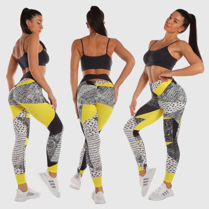 ColorfulSub Custom Yoga Leggings, Printed Leggings for Ladies Fitness