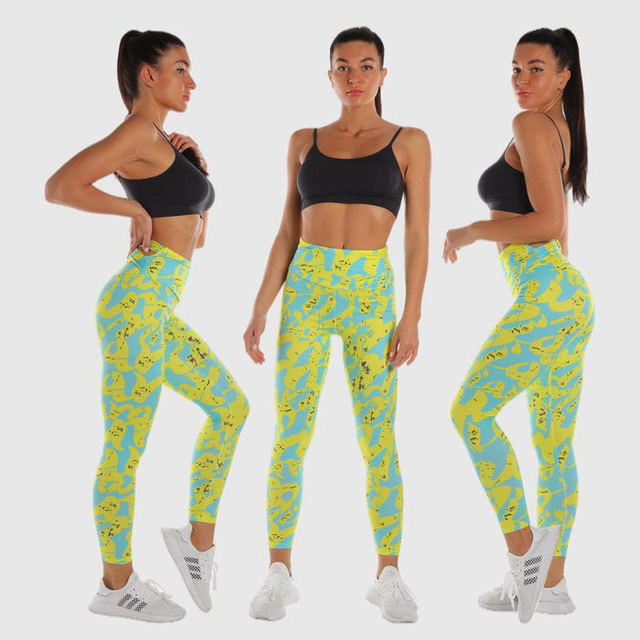 Colorfulsub Custom Yoga Leggings, Printed Leggings for Ladies Fitness