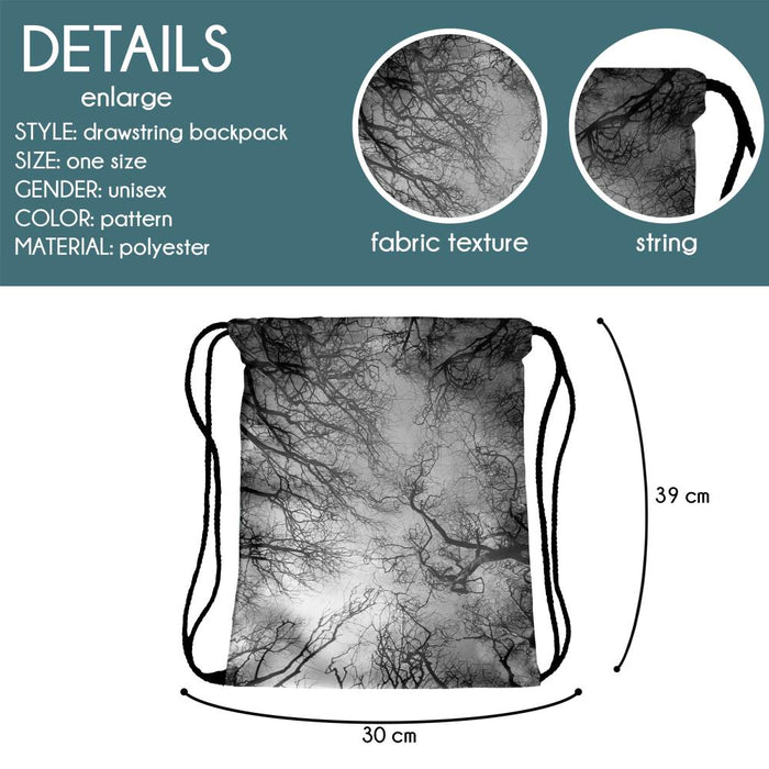 Wholesale Custom Fashion Drawstring Bags, Fabric Backpack